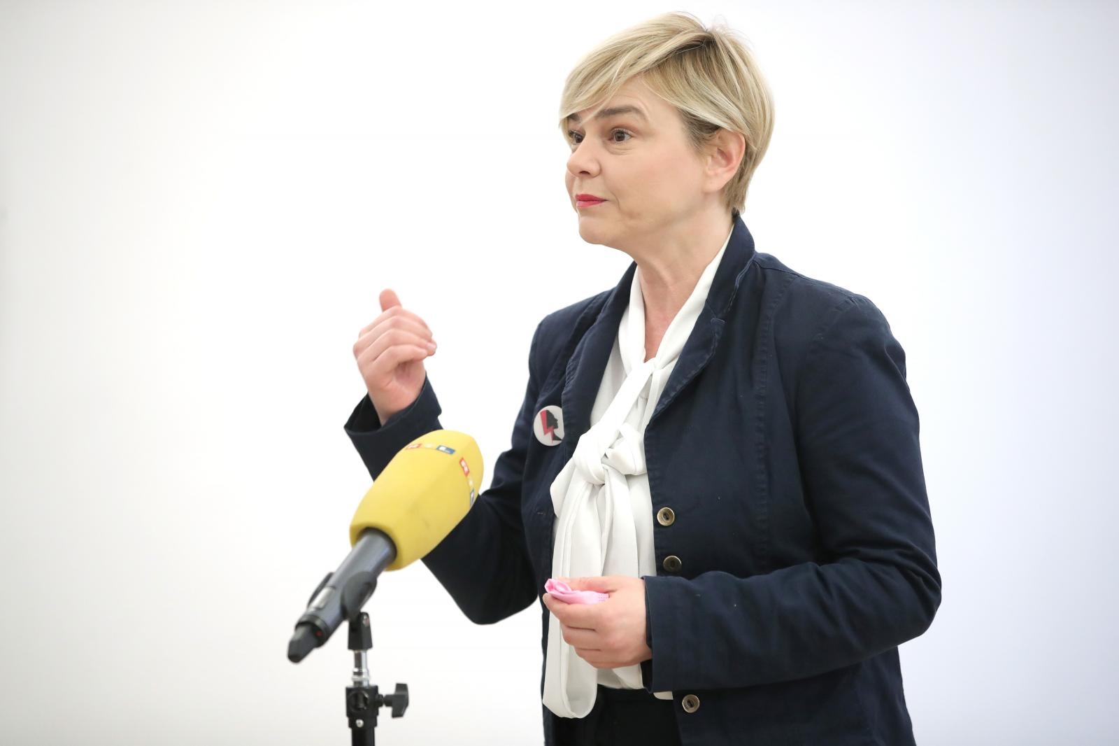Zagreb: Sandra Benčić o aferi HDZ-ova župana Ive Žinića