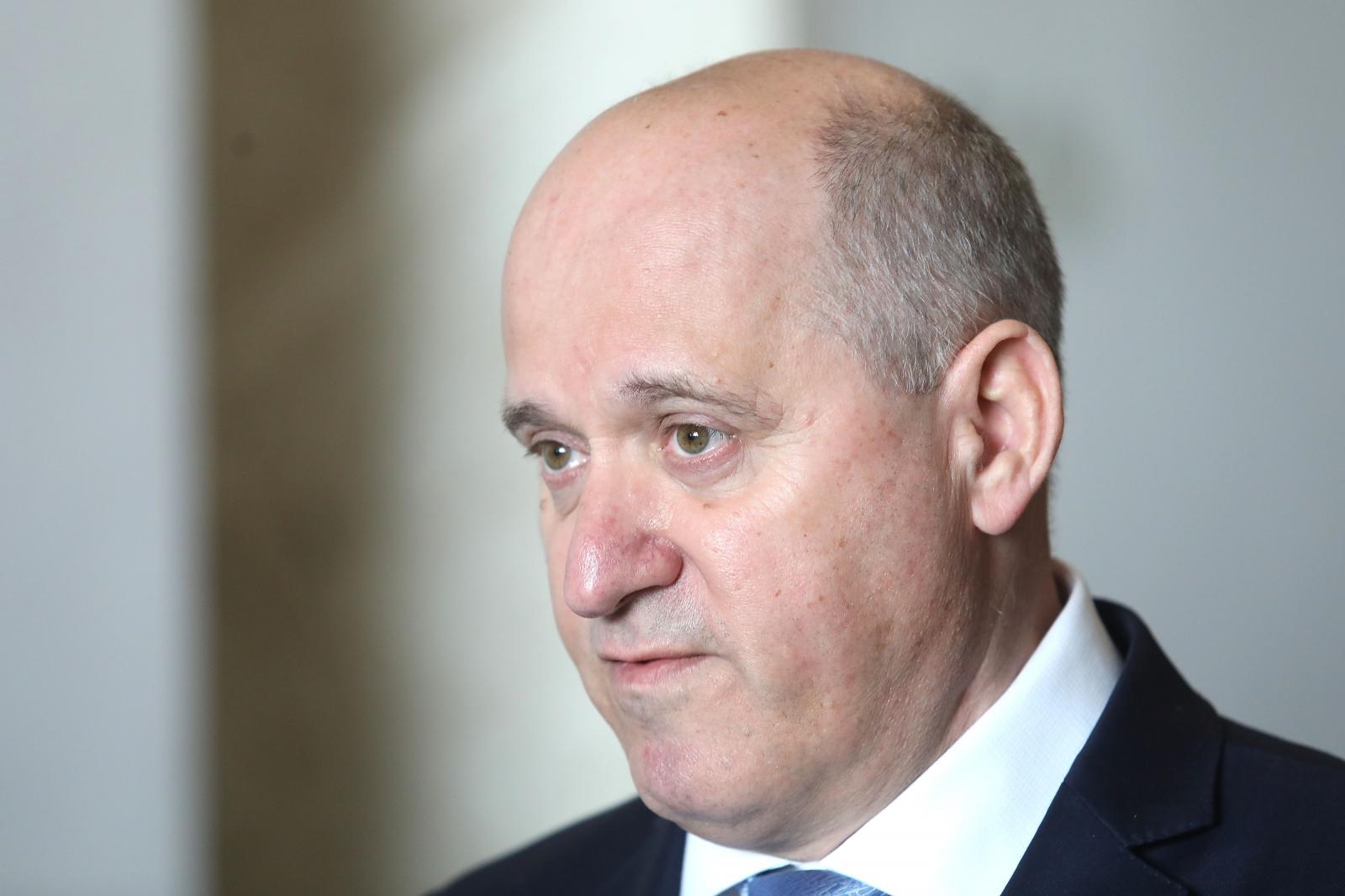 Zagreb: Branko Bačić dao izjavu nakon sastanka parlamentarne većine