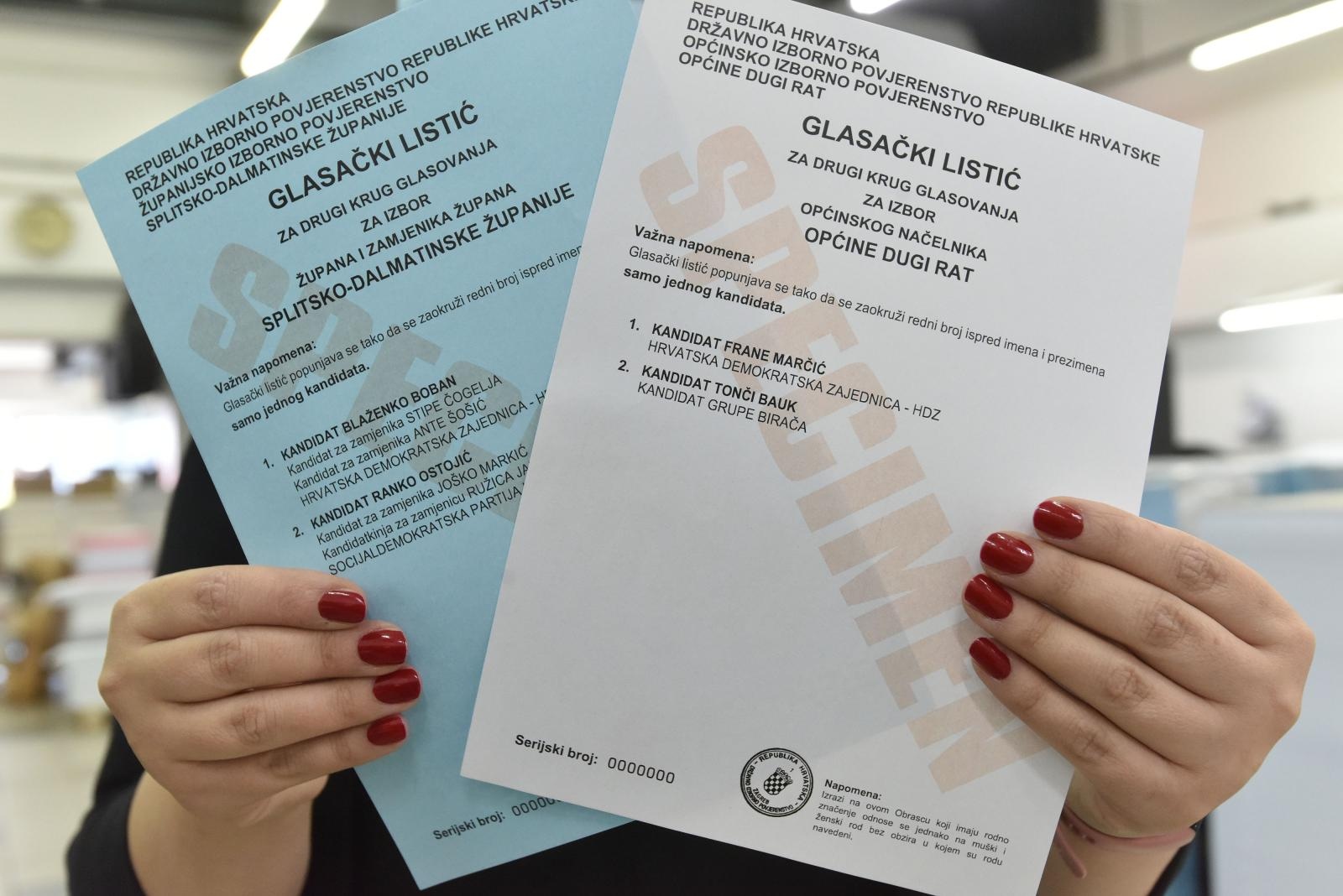 U tiskari Narodnih Novina počelo je tiskanje glasačkih listića za drugi krug lokalnih izbora