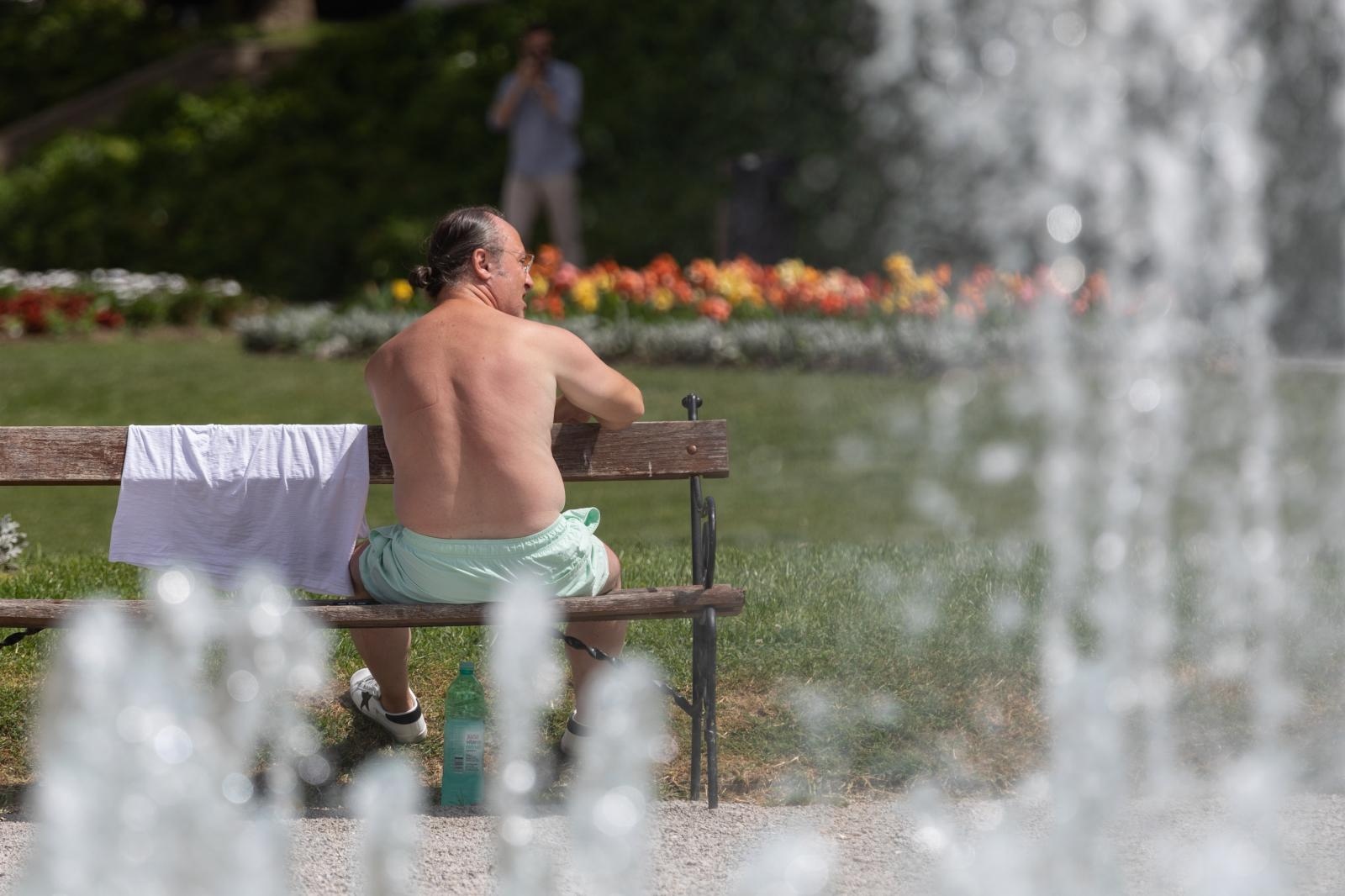 zagreb, toplinski val, vrućina