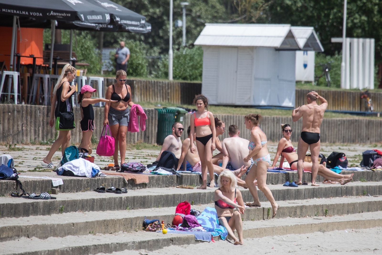 vrućina, osijek, plaža, kopika, vruće, ljeto