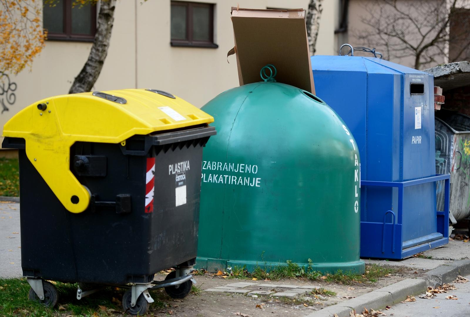 recikliranje, kontejneri