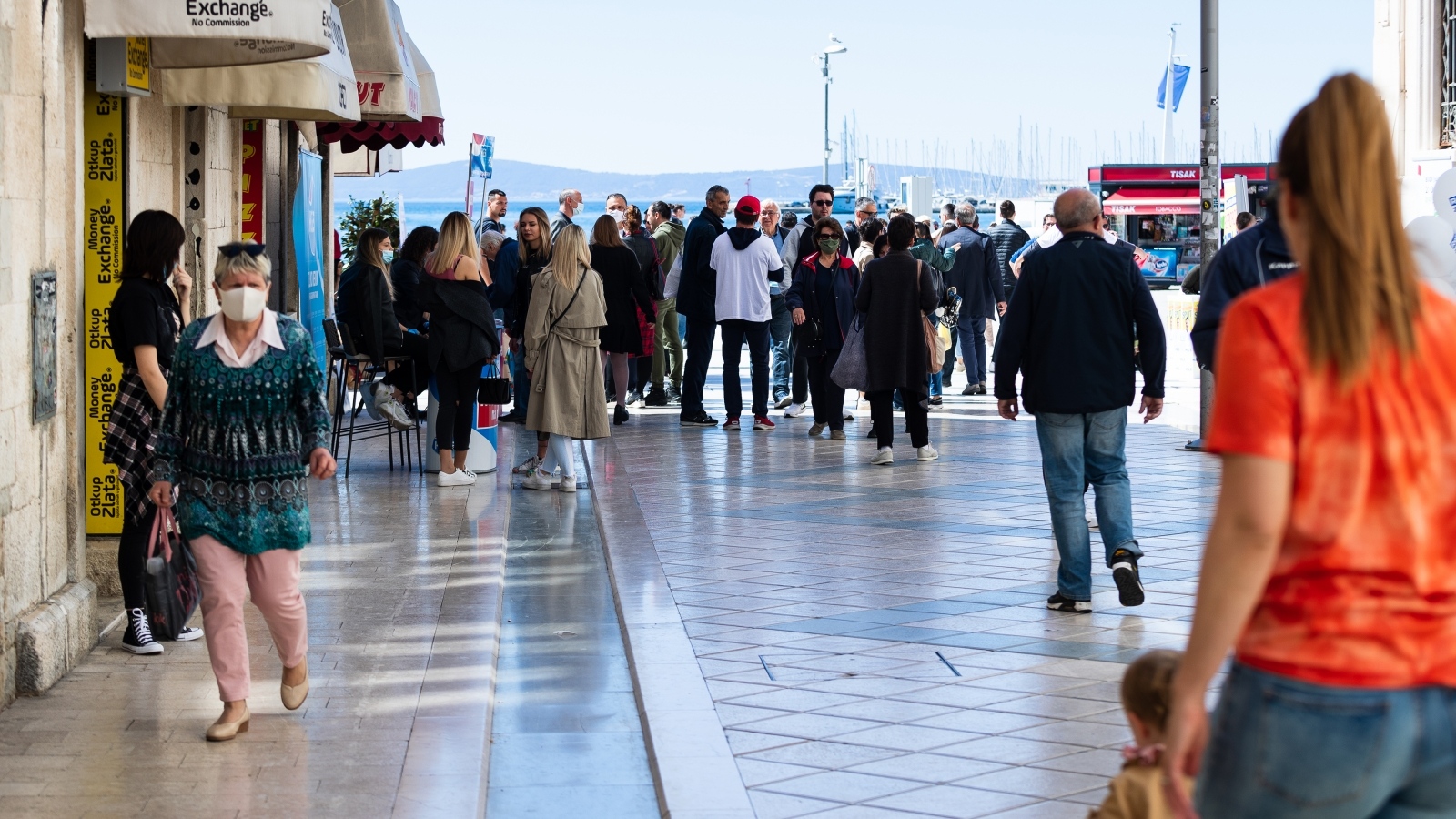 Split, ljudi, koronavirus