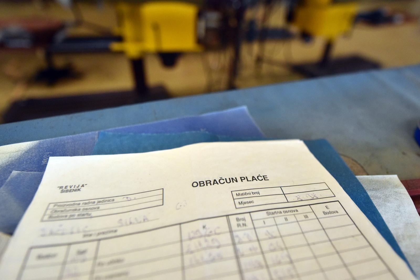 Revija, tvornica, stečaj, Šibenik