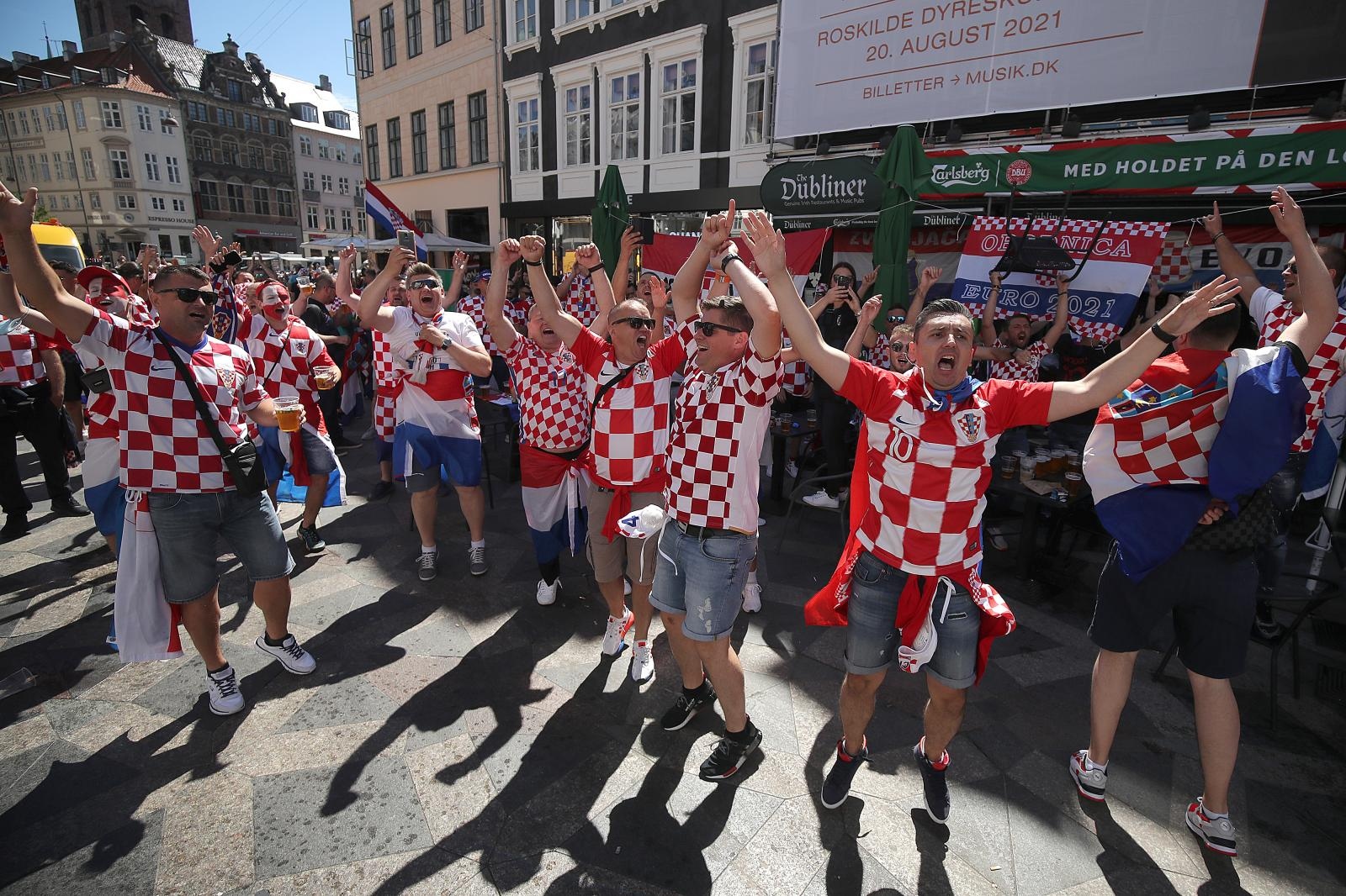 Kopenhagen: Navijači Hrvatske i Španjolske u gradu uoči utakmice
