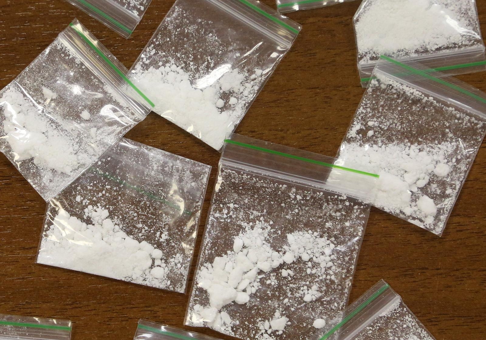 droga, amfetamin, speed, kokain, zapljena droge, pvc vrećice