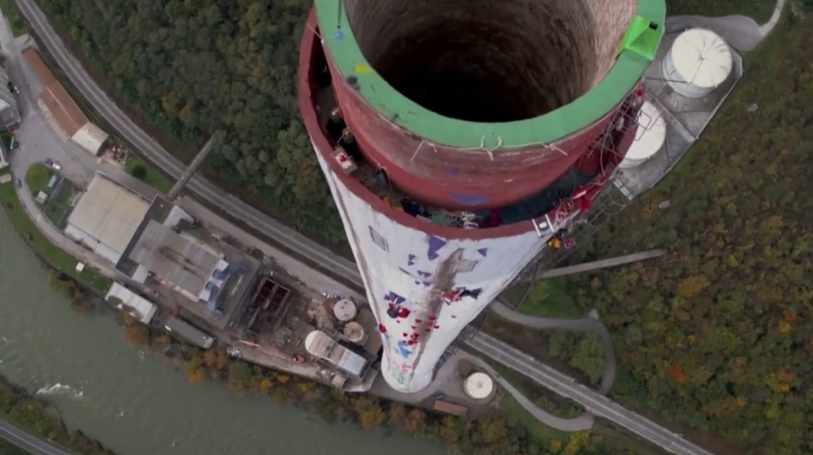 Trbovlje Slovenija dimnjak