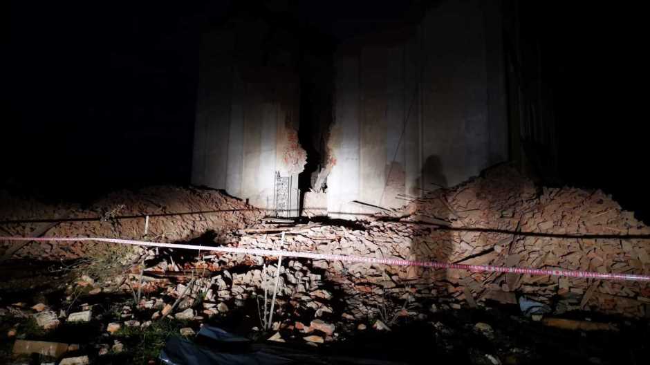 Srušena crkva u Žažini