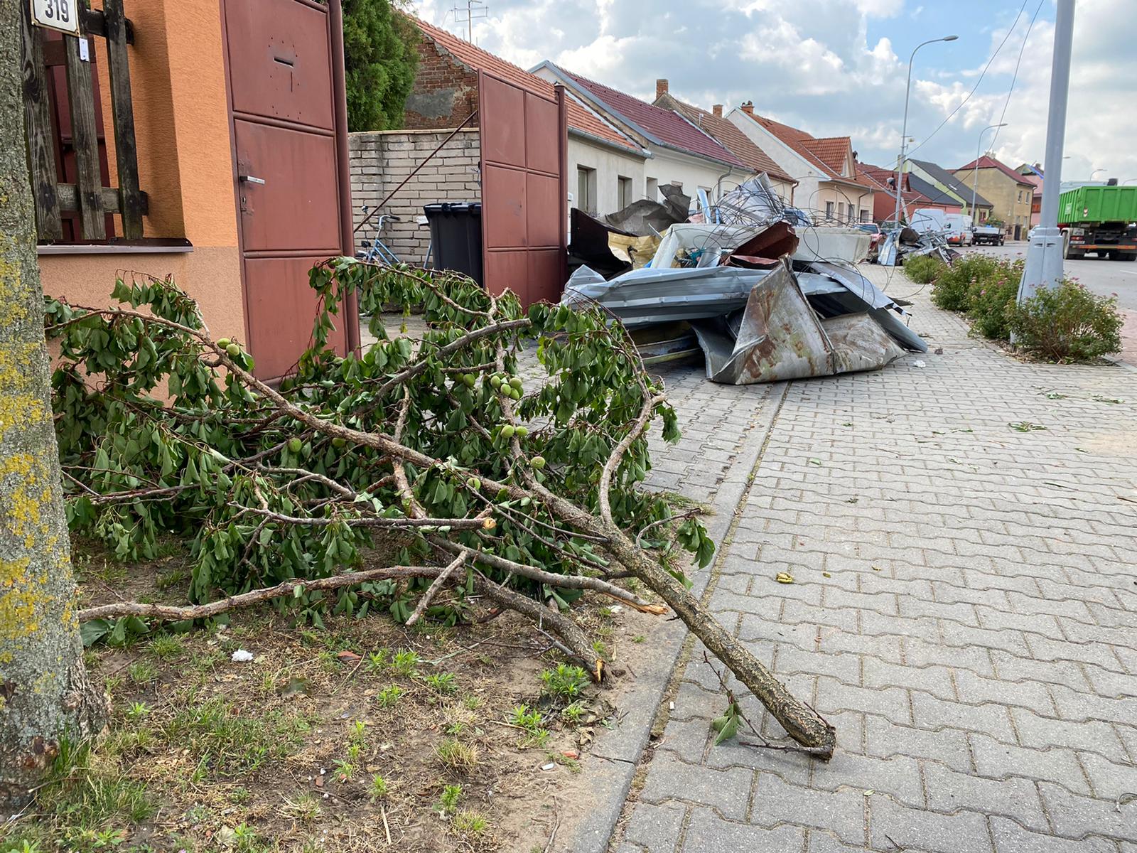Češka, tornado, Lužice