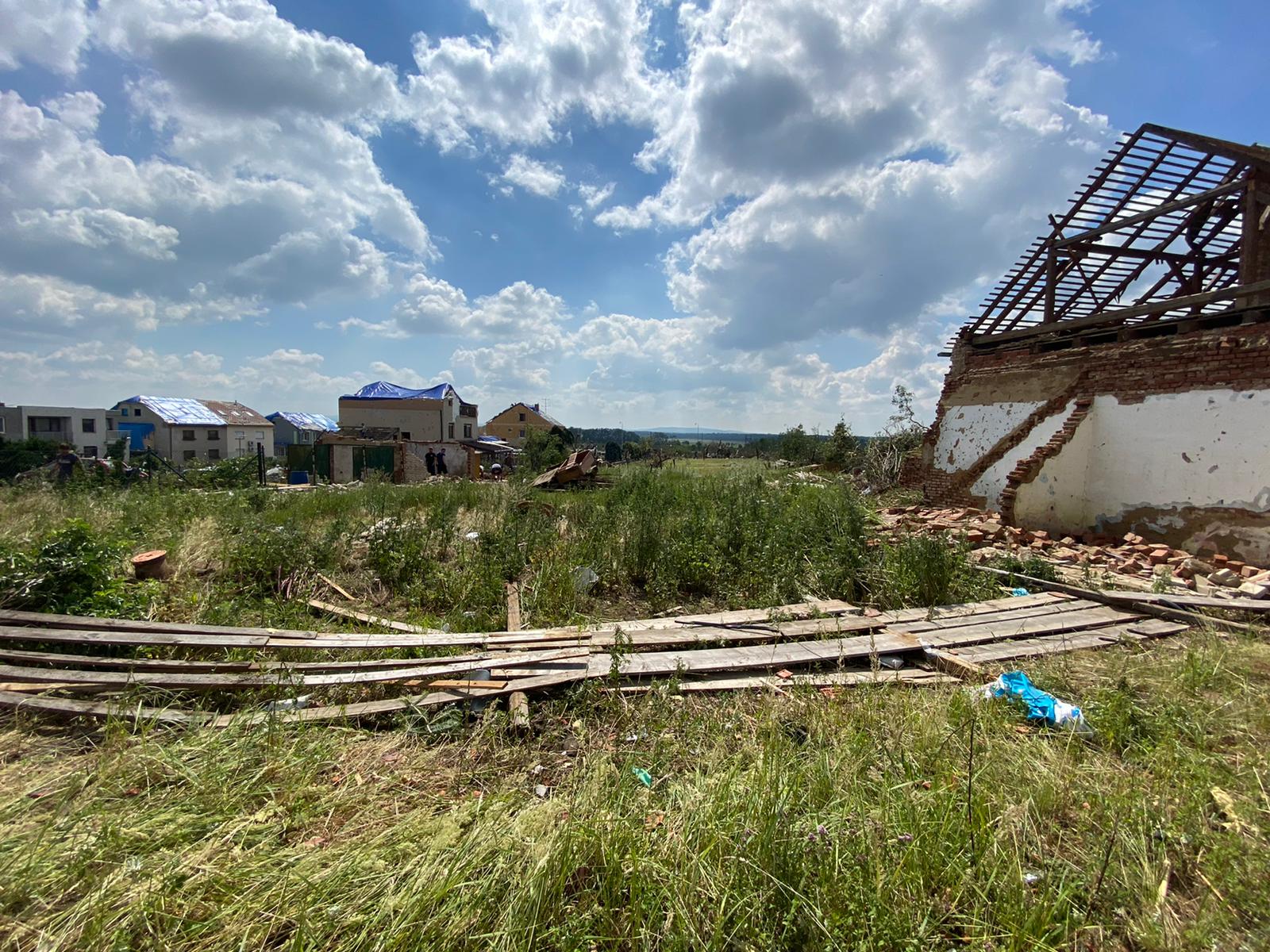 Češka, tornado, Lužice