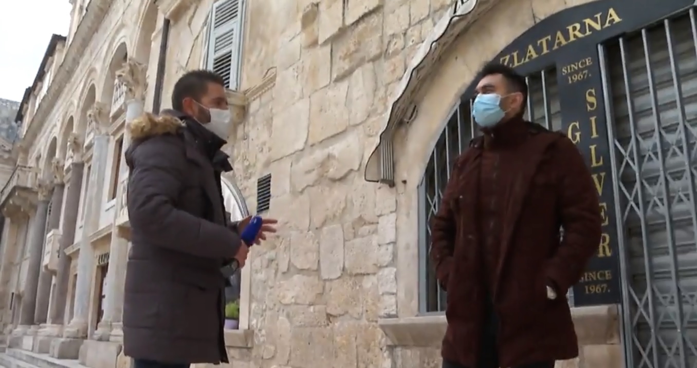 Egipatski turist u Splitu i reporter N1