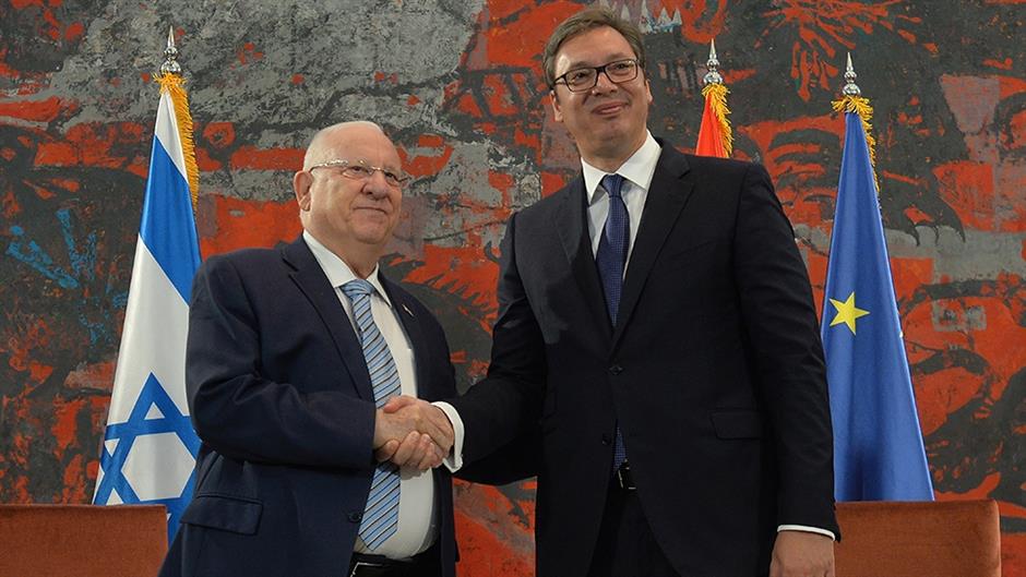 Aleksadnar Vucic Ruvel Rivlin Foto Tanjug Zoran Zestic (2)