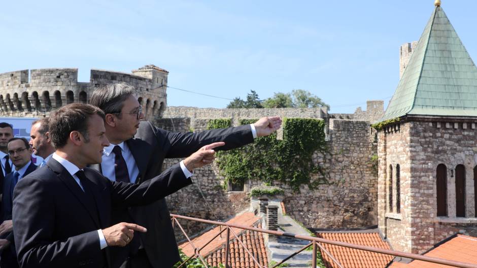 Aleksandar Vučić Emmanuel Macron