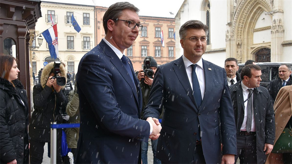 Aleksandar Vučić i Andrej Plenković4