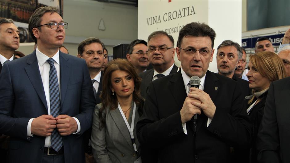 Aleksandar Vučić i Luka Burilović