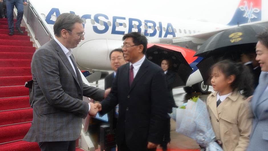 Aleksandar Vučić, Kina