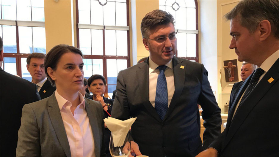Ana Brnabić, Andrej Plenković, Denis Zvizdić