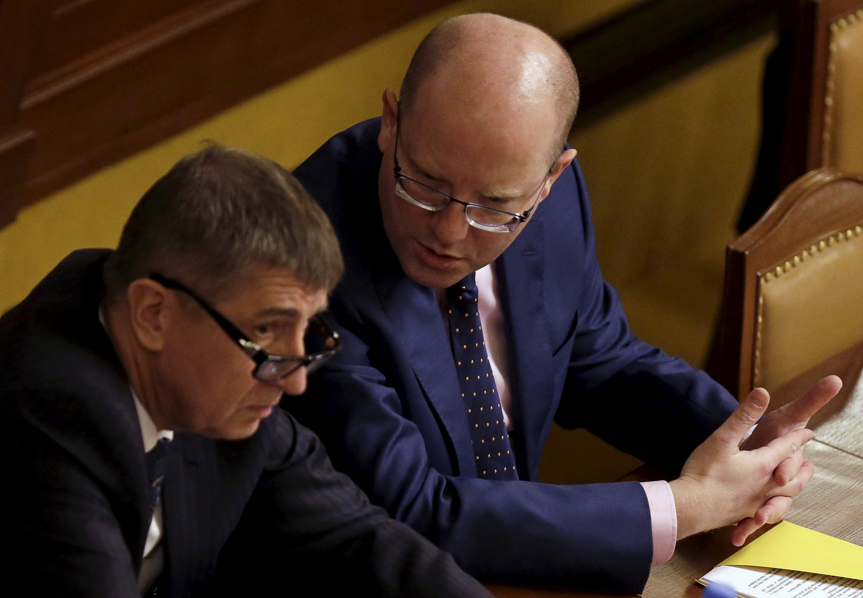 Andrej Babis i Bohuslav Sobotka