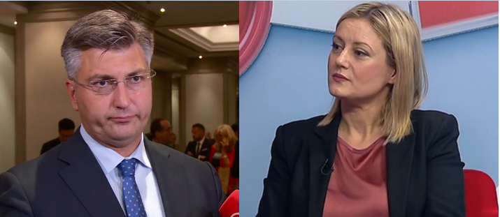 Andrej Plenković i Anamarija Musa