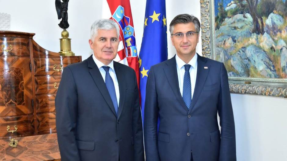 Andrej Plenković i Dragan čović