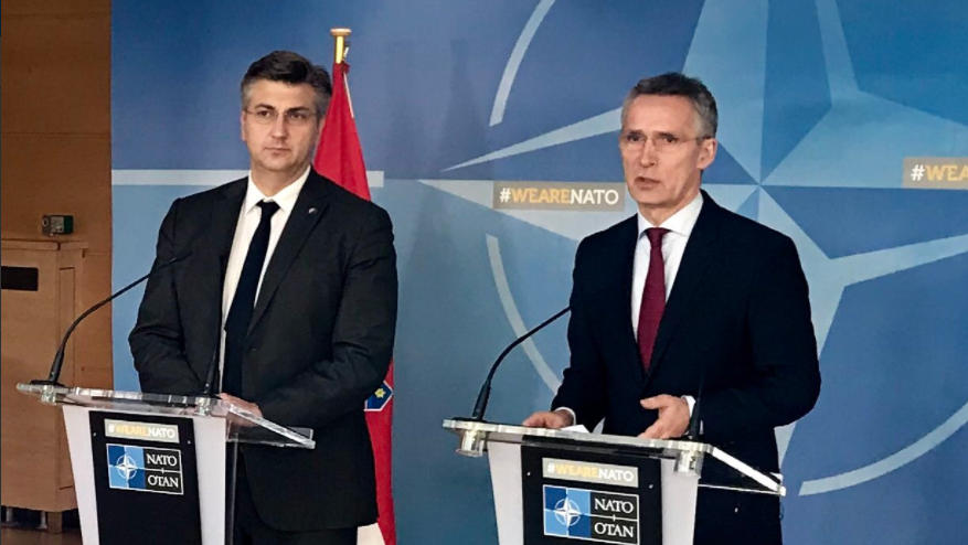 Andrej Plenković i Jens Stoltenberg