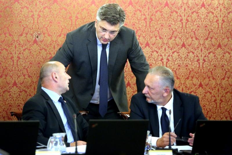Andrej Plenković, Tomo Medved, Davor Božinović