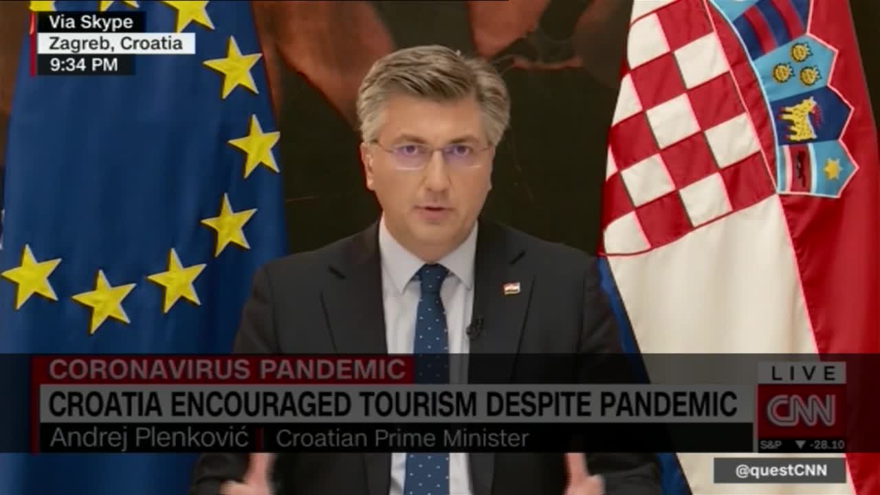 Andrej Plenković za CNN: Otvaranje zbog turizma je bio kalkulirani rizik