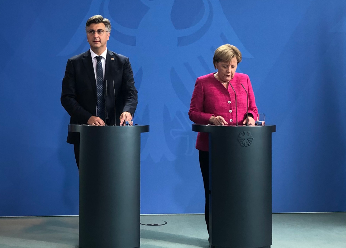 Andreja Plenković i Angela Merkel1