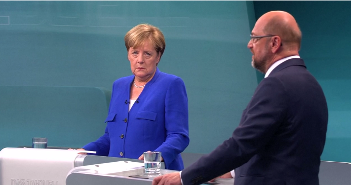 Angela Merkel i Martin Schulz