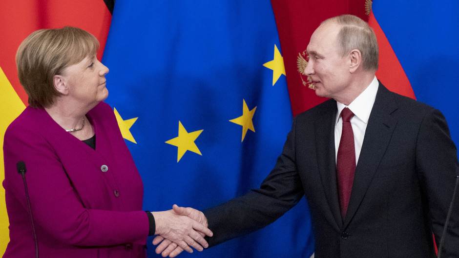 Angela Merkel Vladimir Putin