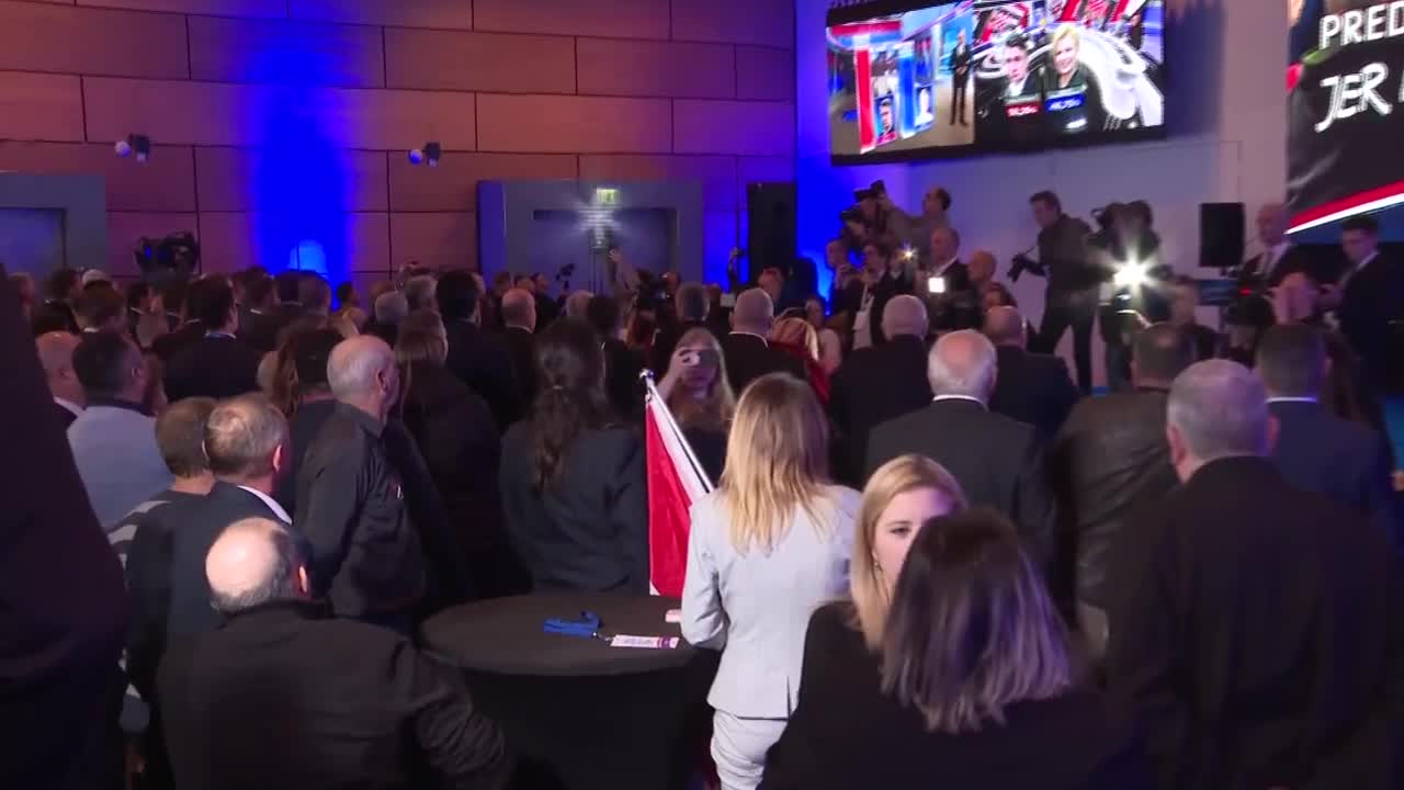 Atmosfera u stožeru Kolinde Grabar-Kitarović