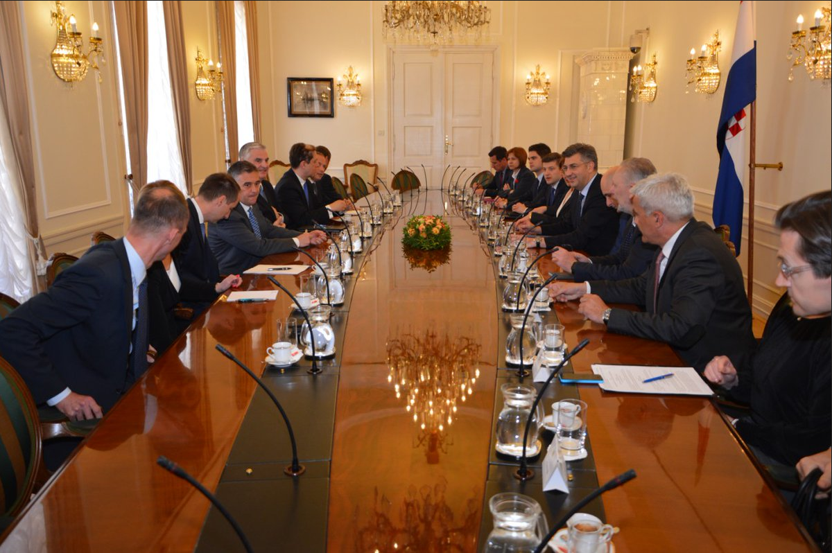 Bankari s Andrejem Plenkovićem