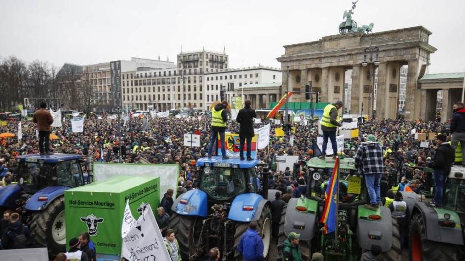 Berlin prosvjed poljoprivrednika