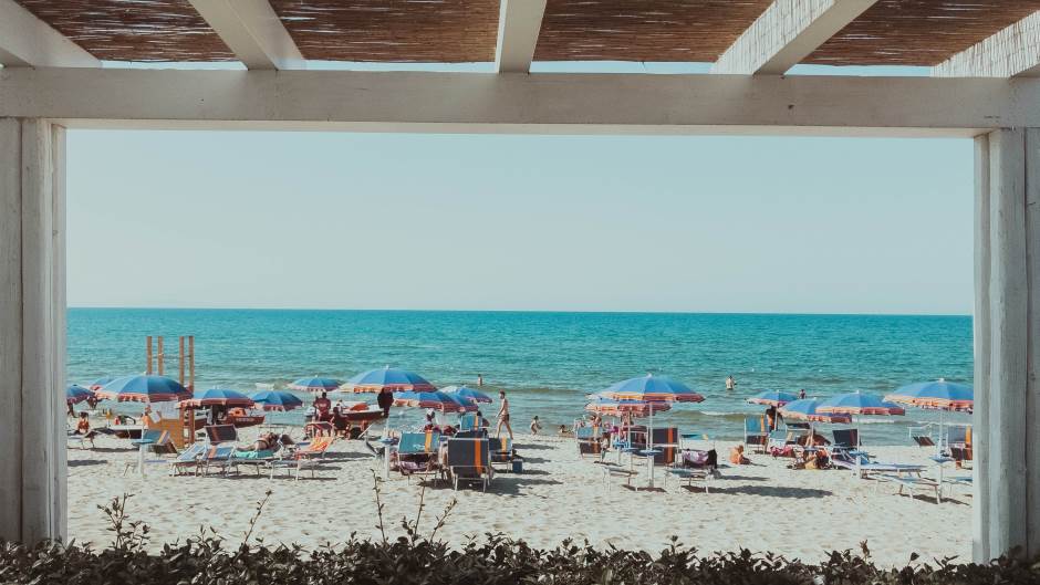 ljeto, plaža, more. odmor