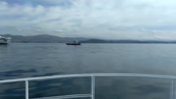 Brod Aurelia na putu za Split