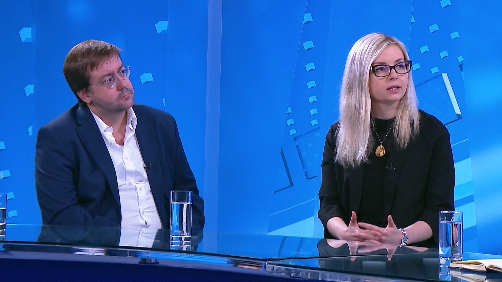 Christian Mihr i Joanna Szymanska