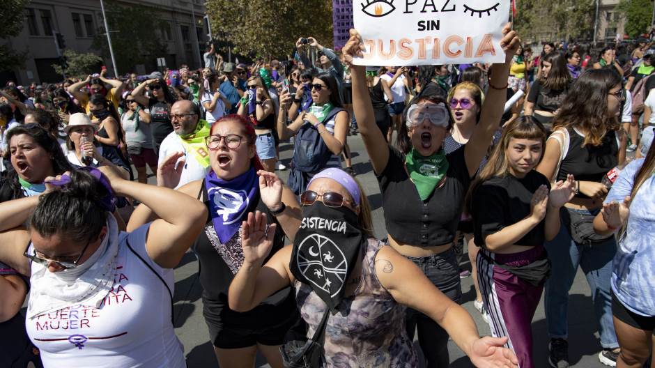 Čile žene prosvjed