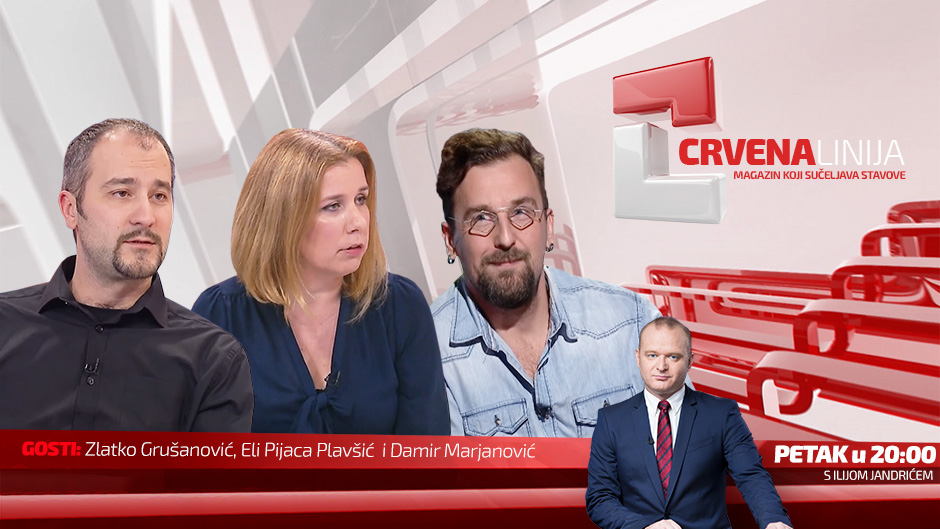 Crvena linija poster grusanovic plavsic marjanovic