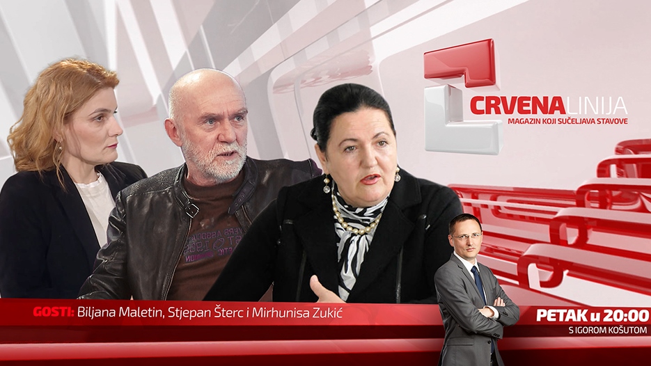 Crvena linija poster maletin sterc zukic