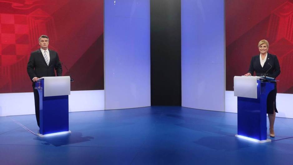 Debata Zoran Milanović Kolinda Grabar Kitarović