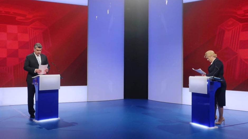 Debata Zoran Milanović Kolinda Grabar Kitarović