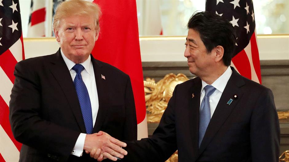 Donald Trump i Shinzo Abe