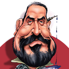 Draza Petrovic karikatura