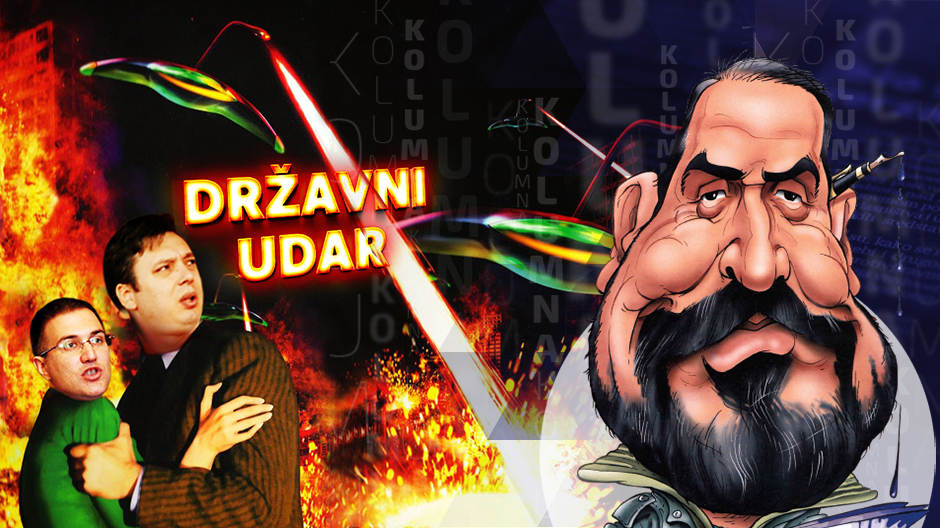 draza petrovic kolumna poster drzavni udar
