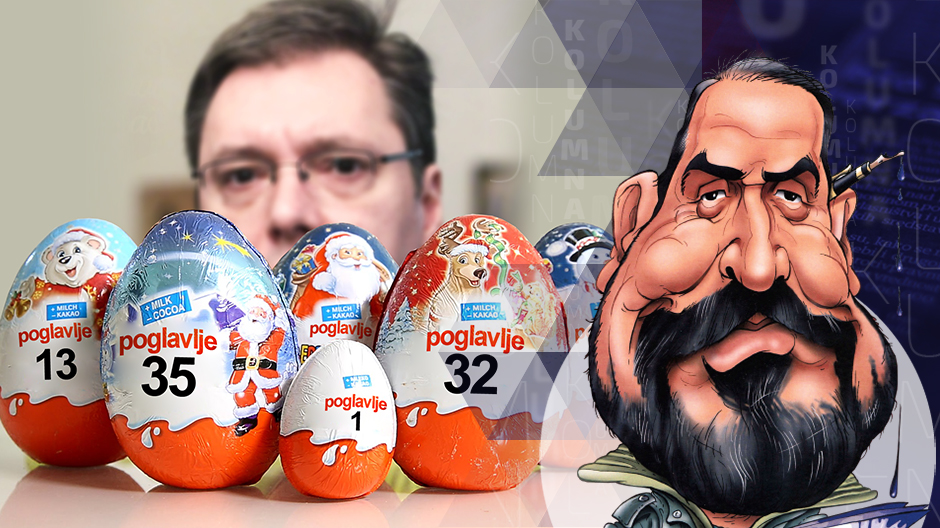 draza petrovic kolumna poster kinder јаја