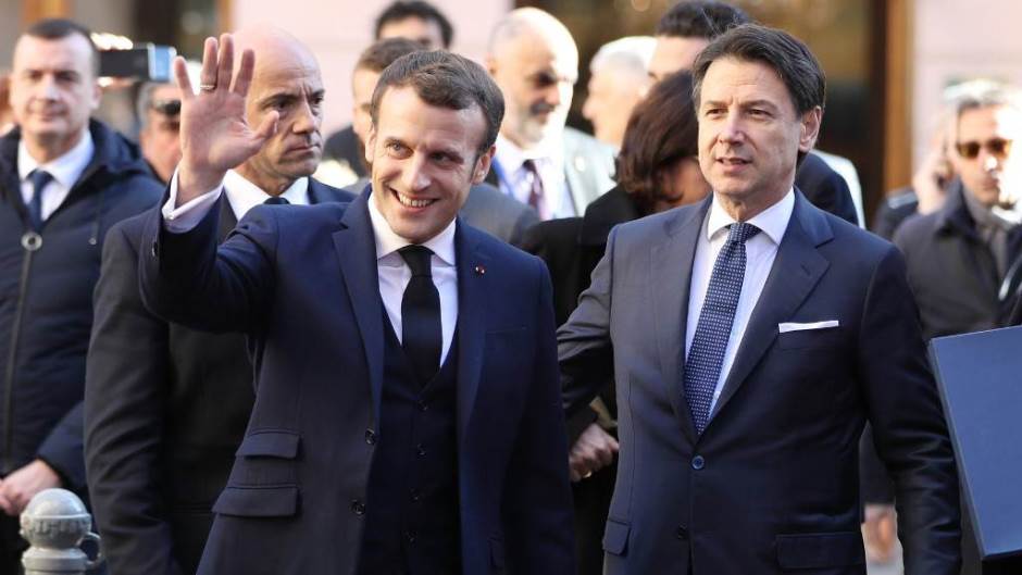 Emanuel Makron i Giuseppe Conte