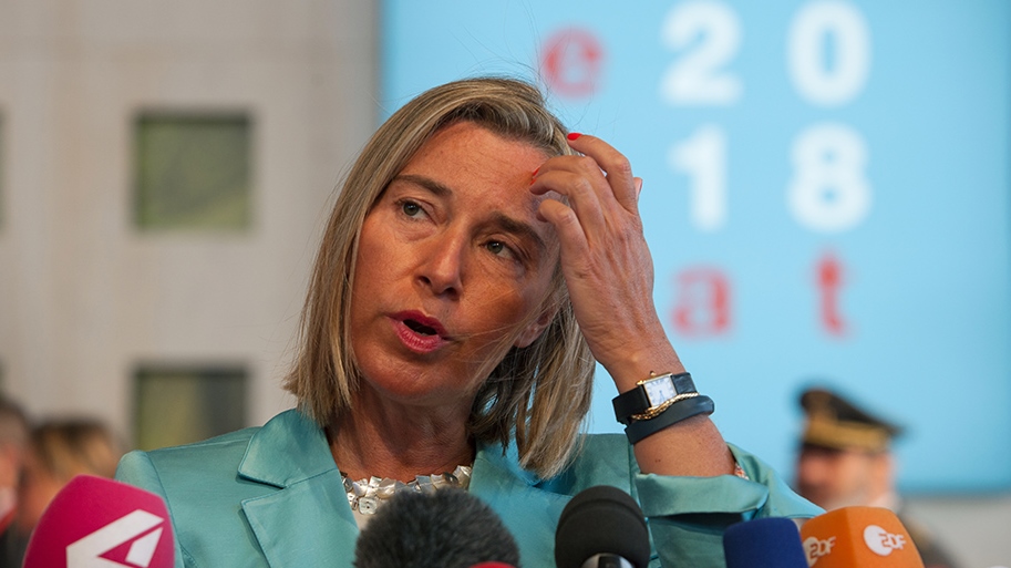 Federica Mogherini Federika Mogerini Foto Afp ALEX HALADA (2)