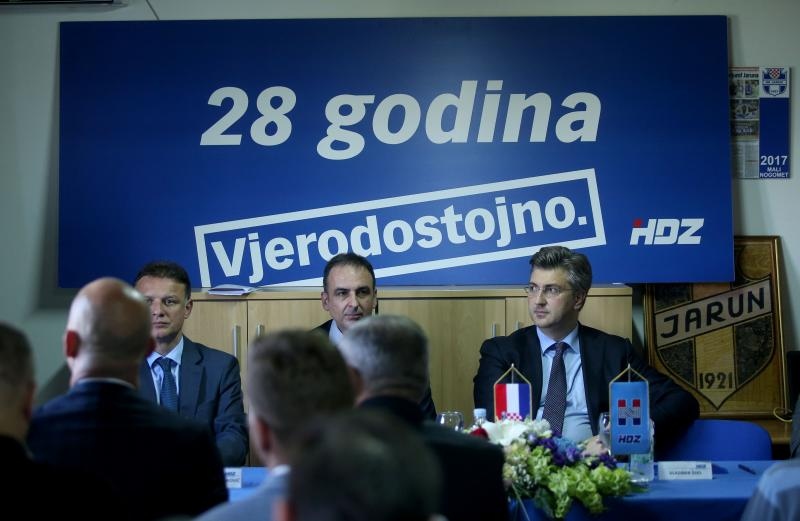 Gordan Jandroković, Mario Kapulica, Andrej Plenković