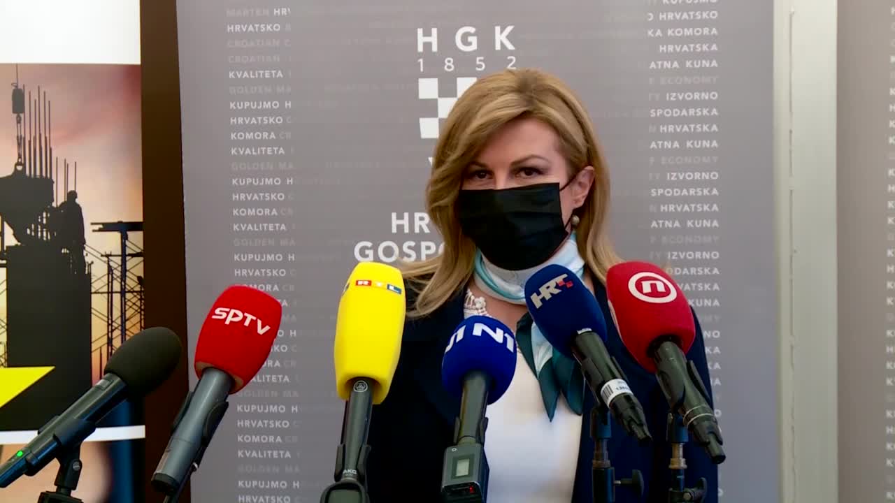 Grabar-Kitarović pozvala na solidarnost u borbi s covidom