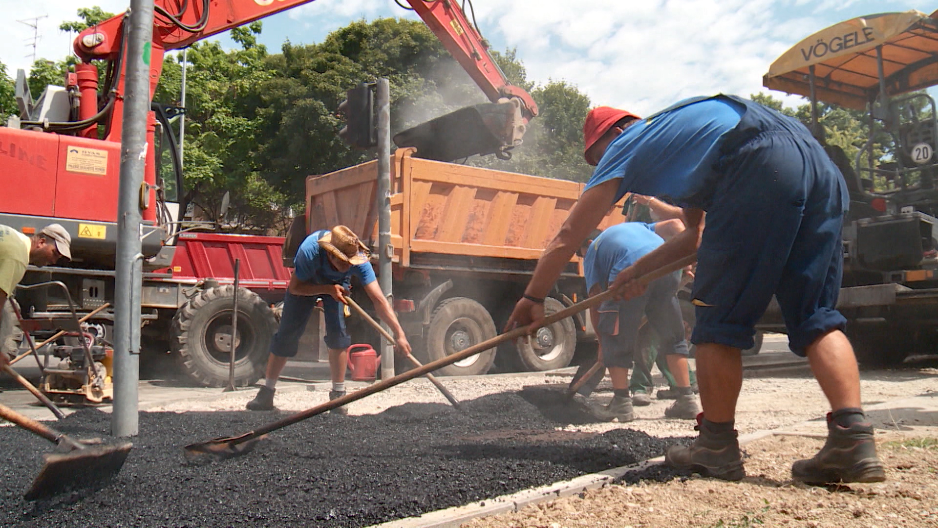 građevinski radnici